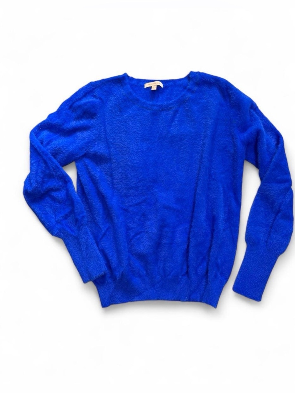 Skies Are Blue Electric Cobalt Crewneck Sweater NEW